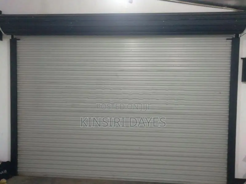 Black Roller Shutter Door