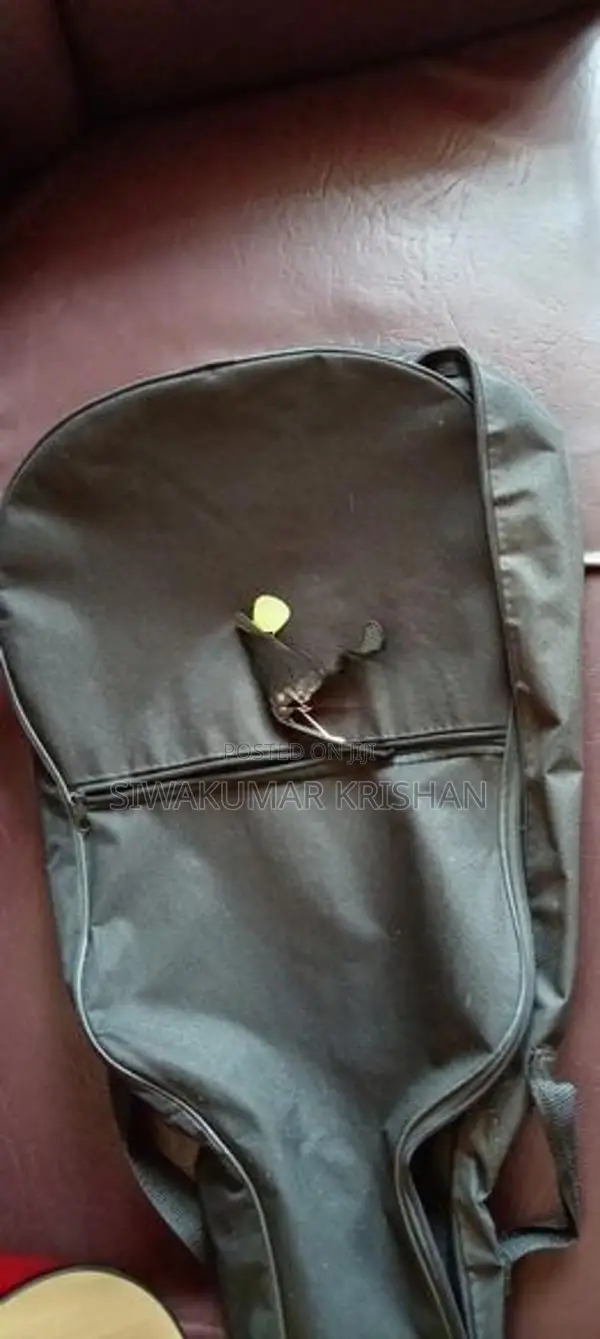Acoustic Guitar, Pick, Bag, Capo