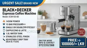 Black+Decker Espresso Coffee Machine - Brand New