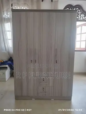 Melamine 3door Cupboard without Mirror