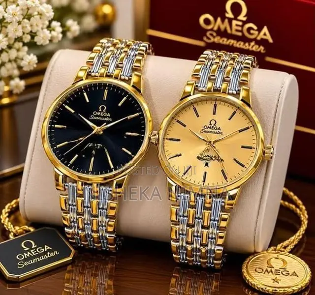 Omega Unisex 2 Tone Chain Watch