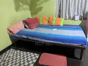 Steel Double Bed with Matress (6ft x 4ft)