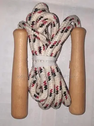 Skipping Rope with Wood Handle