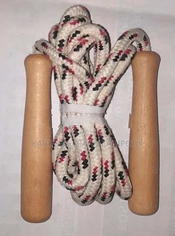 Skipping Rope with Wood Handle