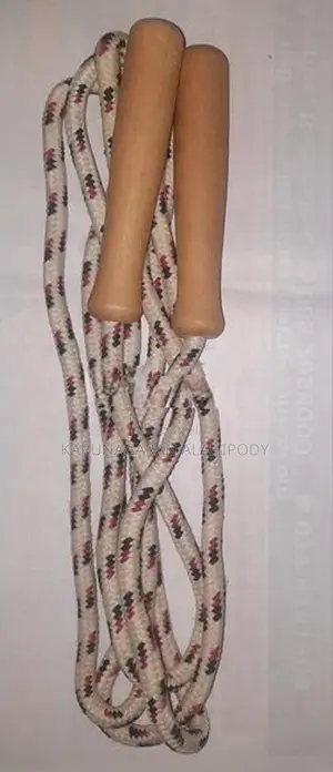 Skipping Rope with Wood Handle