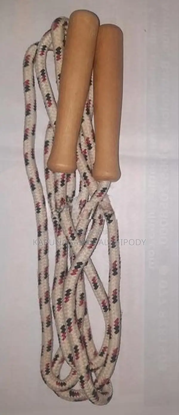 Skipping Rope with Wood Handle