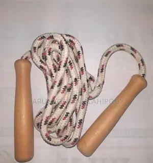 Skipping Rope with Wood Handle