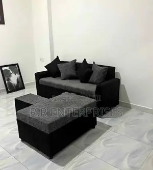 New Modern Fabric Sofa Set with Stool Pillow