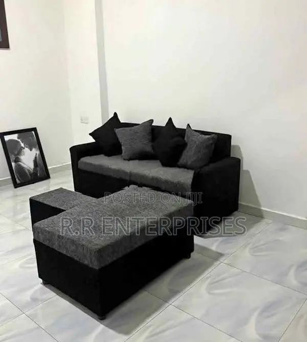 New Modern Fabric Sofa Set with Stool Pillow