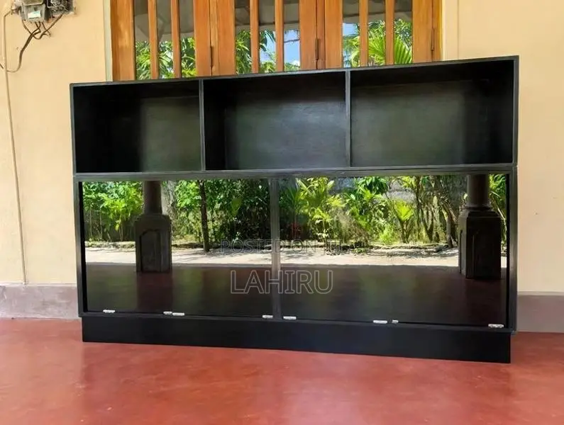 Sliding Glass Cupboard