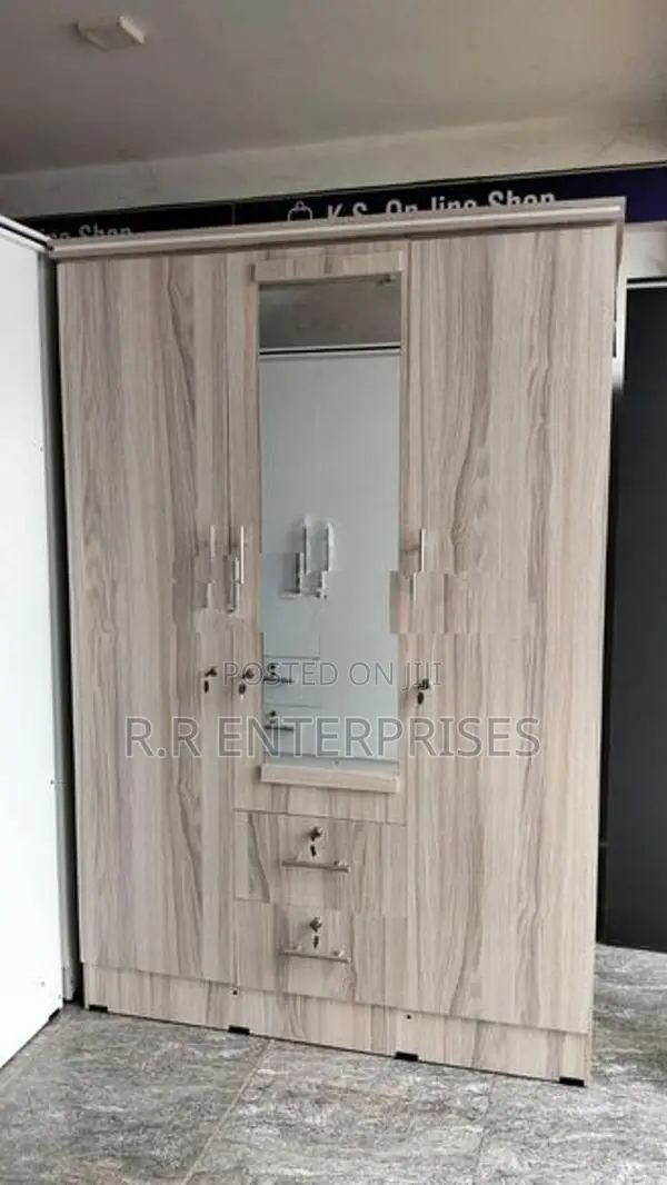 New 3 Door Melamine Wardrobes with Mirror