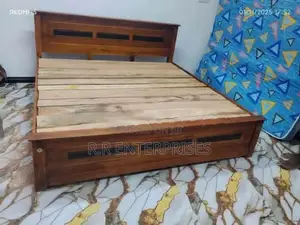 New 72"*72" Teak King Box Bed