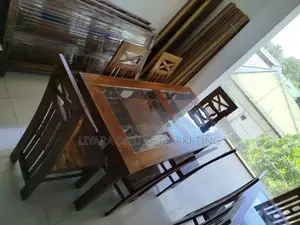 Teak Dining Table with Chairs