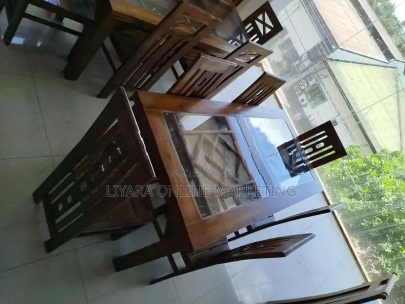 Teak Dining Table with Chairs