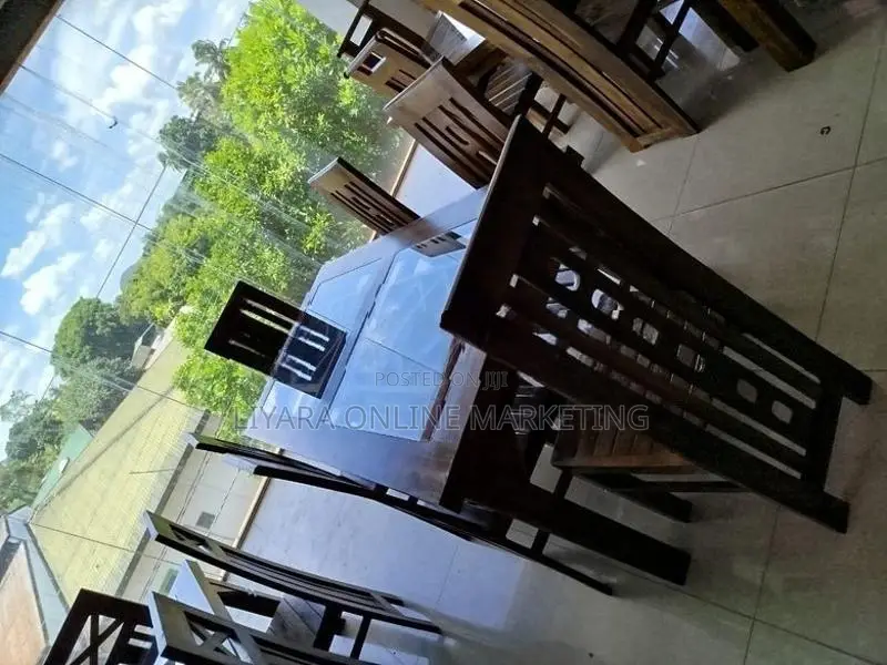Teak Dining Table with Chairs