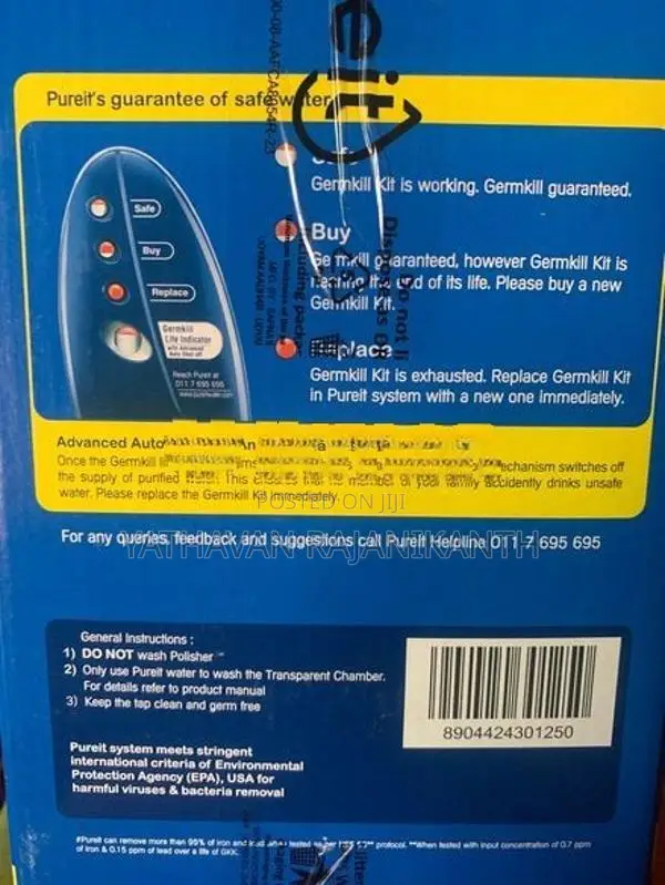 Singer Pureit Classic Germkill Kit