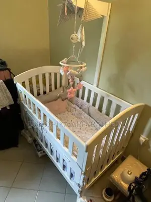 Baby Cot With Pillows - Barely Used