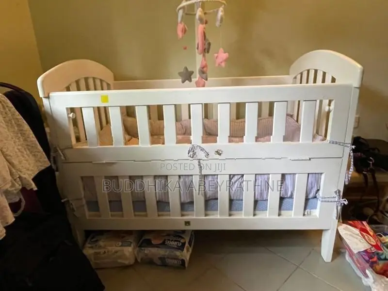 Baby Cot With Pillows - Barely Used