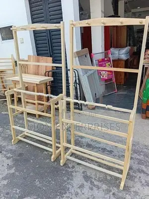 Wooden cloth racks
