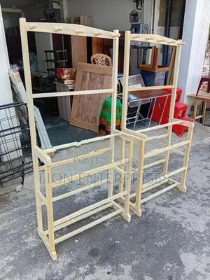 Wooden cloth racks