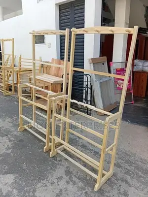 Wooden cloth racks