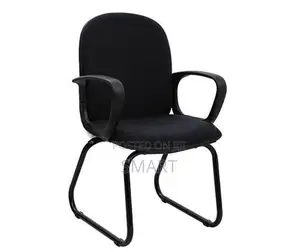 Piyestra (47cm x 57cm 92cm) Low Back Steel Frame Visitor Chair