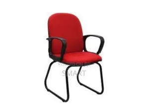 Piyestra (47cm x 57cm 92cm) low Back Steel Frame Visitor Chair- Meroon