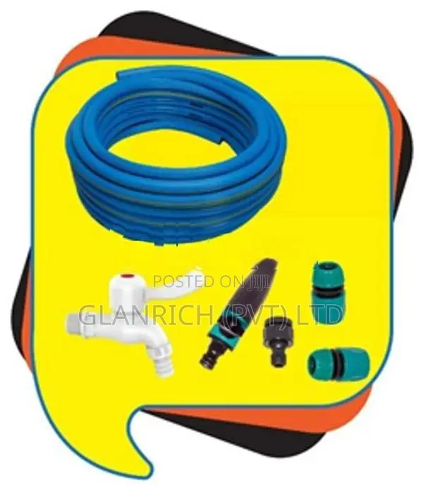 Garden Hose - 1/2" 10m + On/off pack Tap PVC