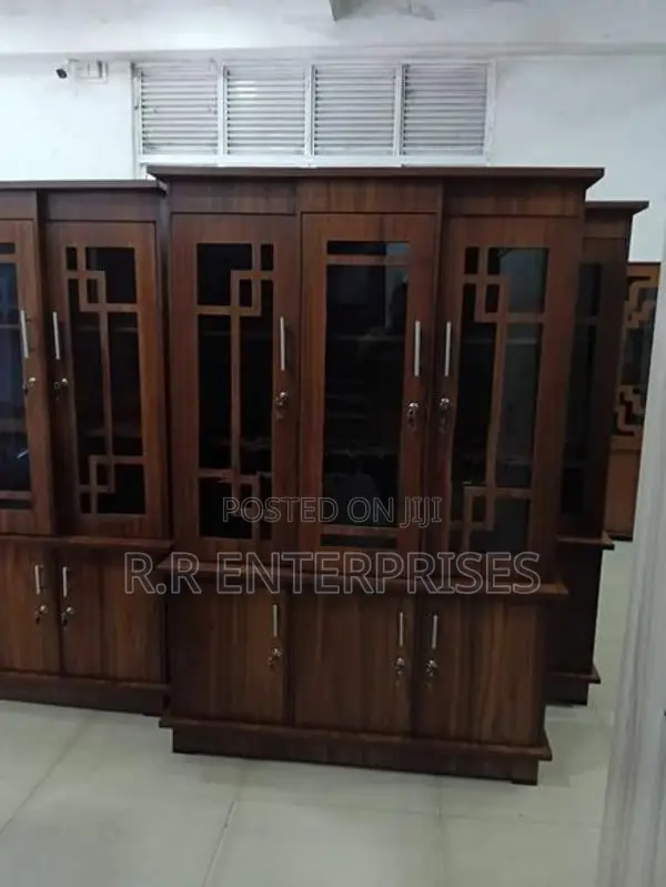 New 3 Door Melamine Display Cupboard