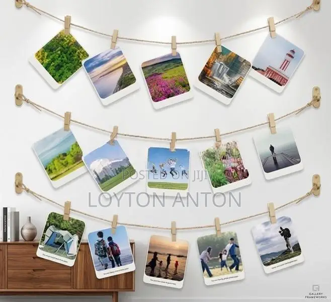 Photo Display Rope Clip Set