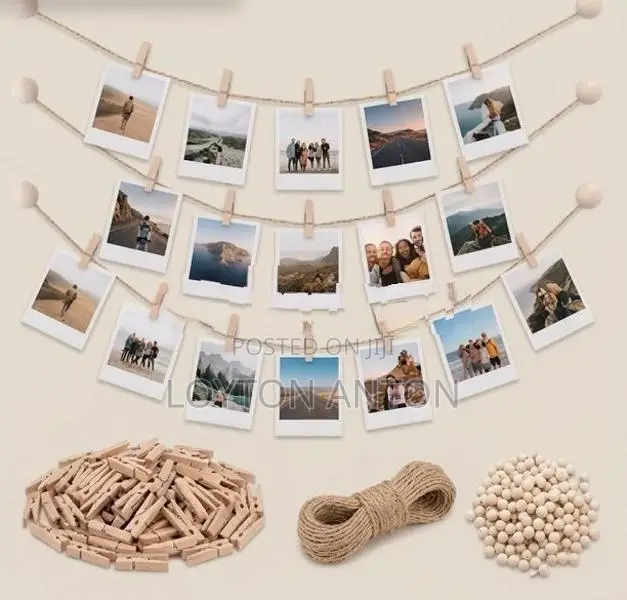 Photo Display Rope Clip Set