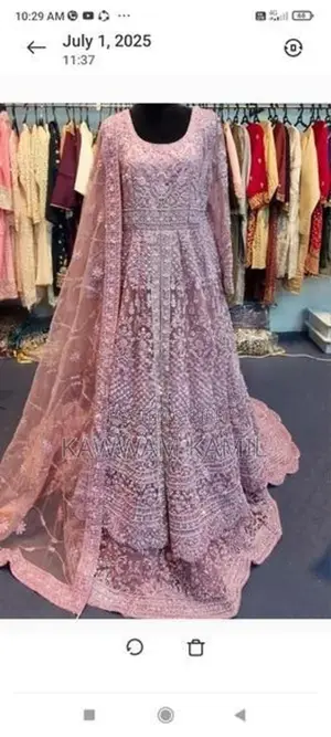 Pakistani Bridal Double Tail Frock