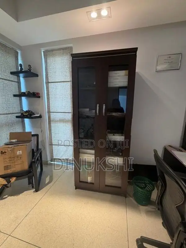 Damro Book Cupboard With Glass Doors