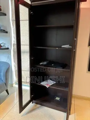 Damro Book Cupboard With Glass Doors