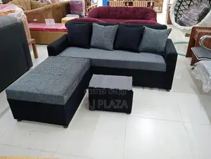 L Sofa Black Ash
