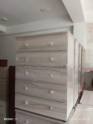 White Large Chest of Drawer Cupboards