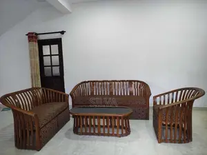 Full Teak Sofa Set 3+2+1 With Coffee Table