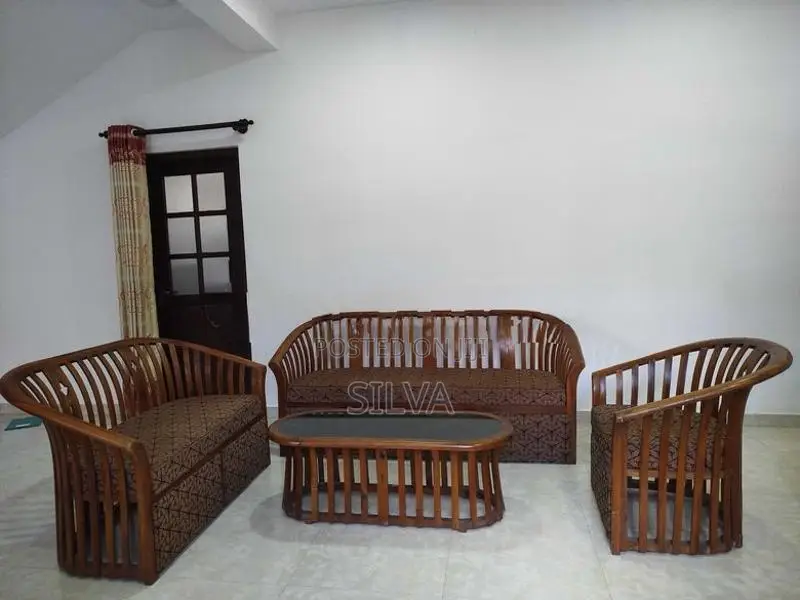 Full Teak Sofa Set 3+2+1 With Coffee Table