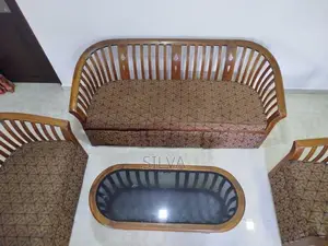 Full Teak Sofa Set 3+2+1 With Coffee Table
