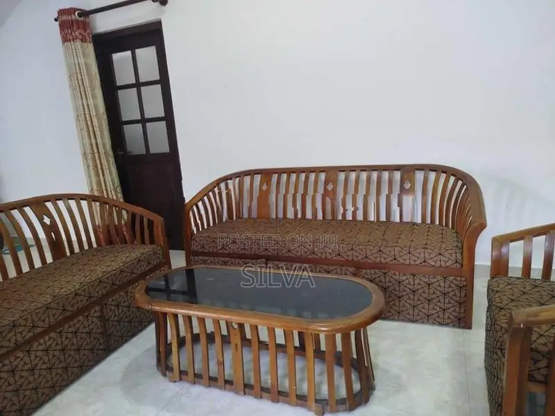 Full Teak Sofa Set 3+2+1 With Coffee Table