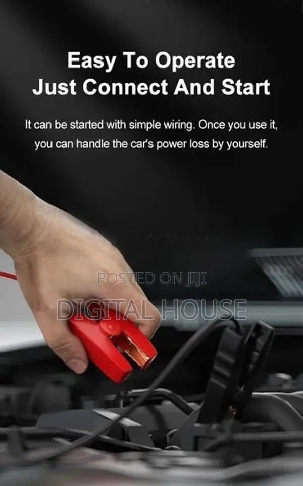 Jump Starter Battery Power Bank 12v 2000A + Usb Out for car / van jeep