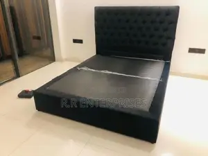 Fabric Cushion Divan Bed 6-5 Ft Queen