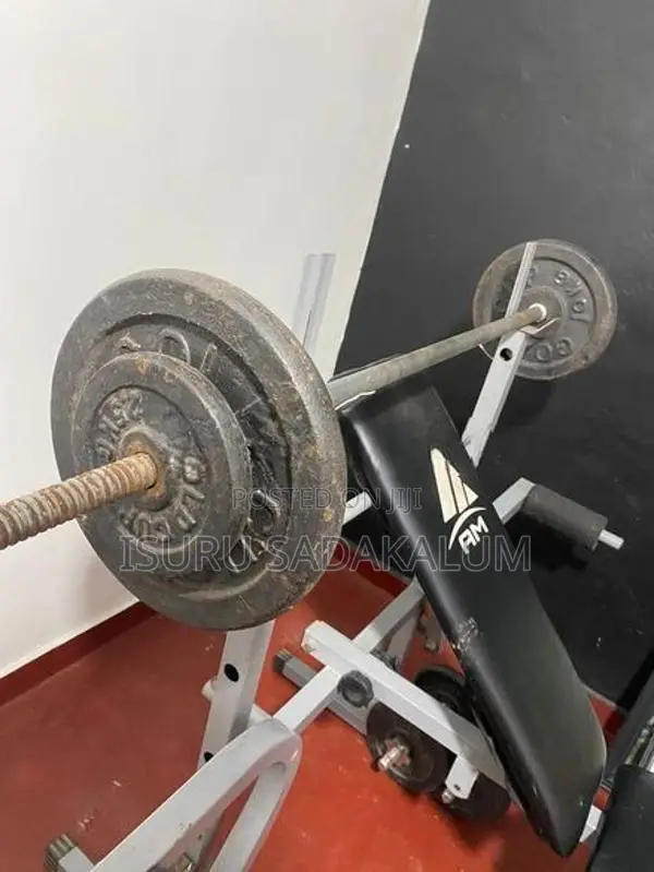 Bench,bar,dumbel,wheel