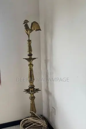 Old Brass Oil Lamp
