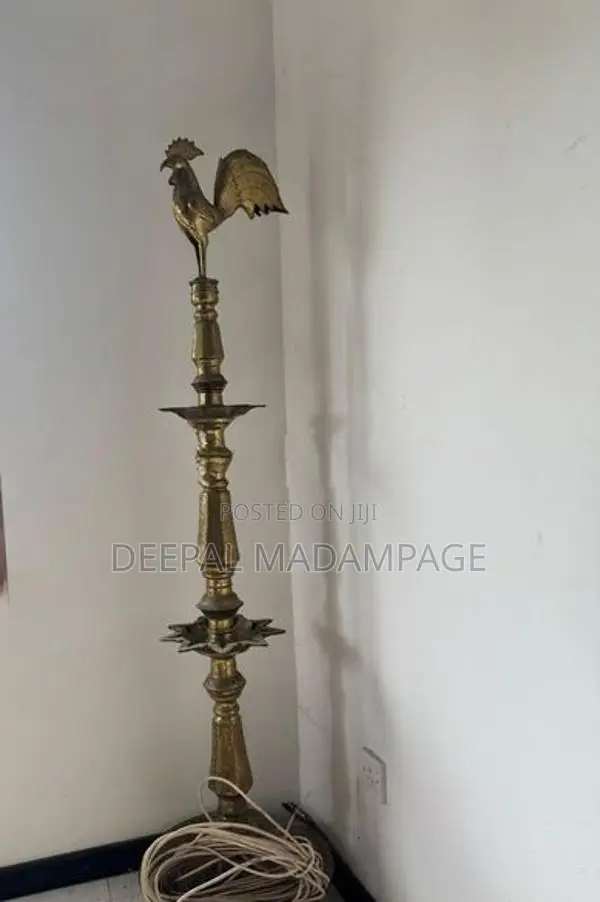Old Brass Oil Lamp