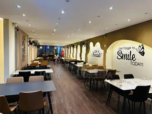 Restaurant Dining Table with Cushion Chairs