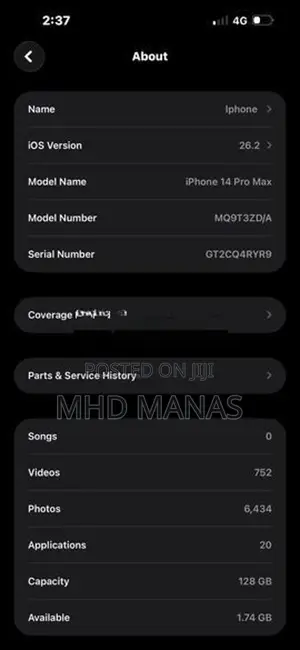 Apple iPhone 14 Pro Max (Used)