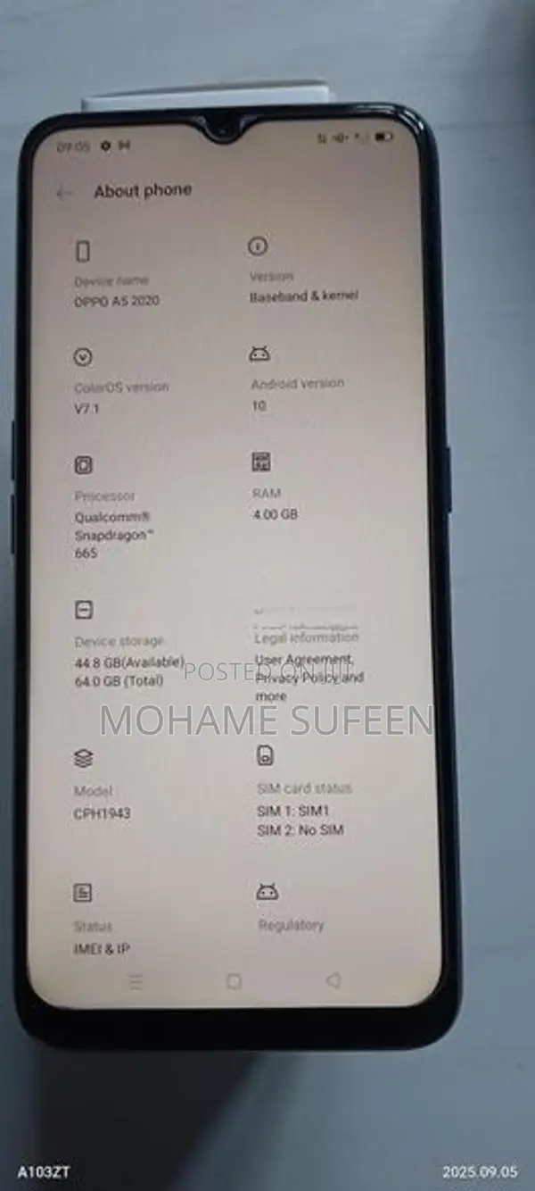Oppo A5 (Used)