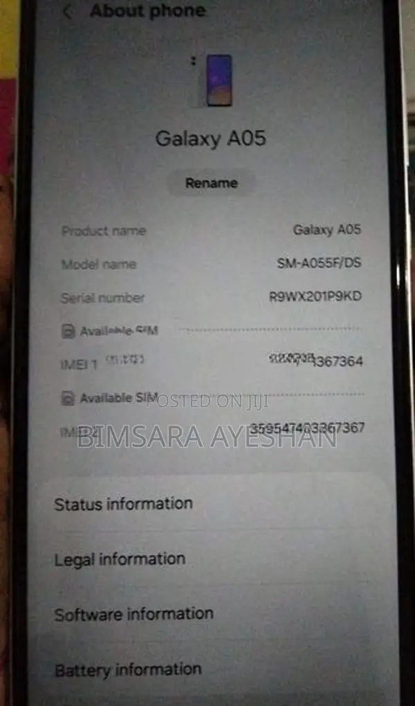 Samsung Galaxy A05 (Used)