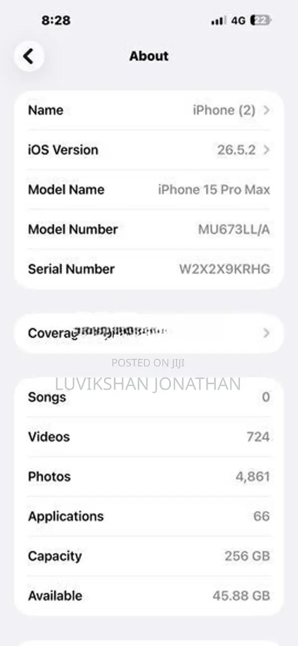 Apple iPhone 15 Pro Max (Used)
